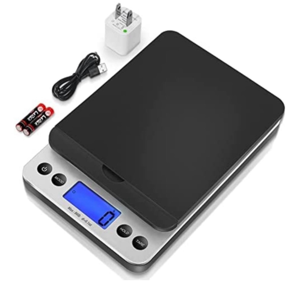 Shipping Scale, 86lb Postal Scale with Hold and Tear Function